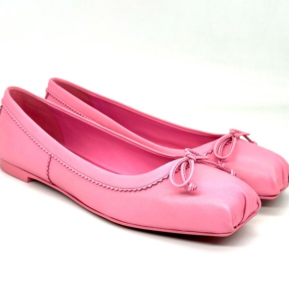 Christian Louboutin MAMADRAGUE Leather Ballerina Ballet Flat Shoes Calipso - Picture 8 of 13